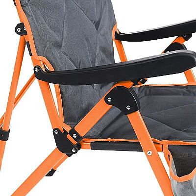 Madfox FlexLounge 3 Aşamalı Katlanabilir Kamp Sandalyesi Gri - 7