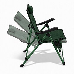 Madfox FlexLounge 3 Aşamalı Katlanabilir Kamp Sandalyesi Yeşil - 2