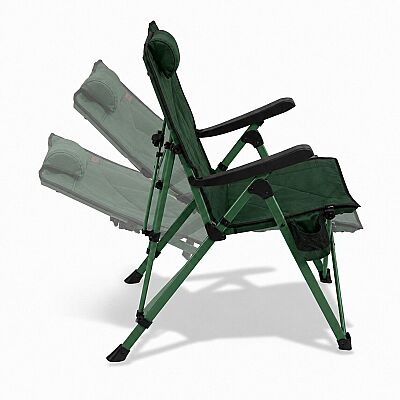 Madfox FlexLounge 3 Aşamalı Katlanabilir Kamp Sandalyesi Yeşil - 2