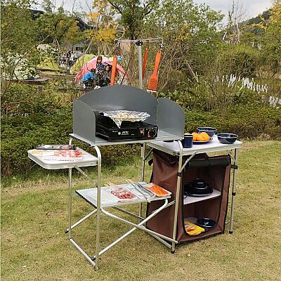 Madfox Luxi Katlanır Portatif Kamp Mutfağı Masası - 6
