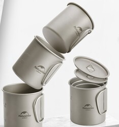 Naturehike Titanyum Kupa Kapaklı 600 ML - 3