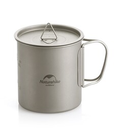 Naturehike Titanyum Kupa Kapaklı 600 ML - 2