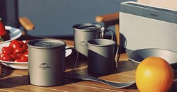 Naturehike Titanyum Kupa Kapaklı 600 ML - 5