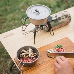 Naturehike Ultralight Titanyum Bowl Saplı Kase 520 ML - 2