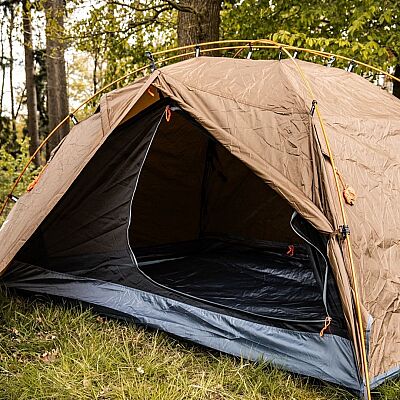 Night Cat 2 Kişilik 4 Mevsim Alüminyum Ultralight Çadır Haki - 5
