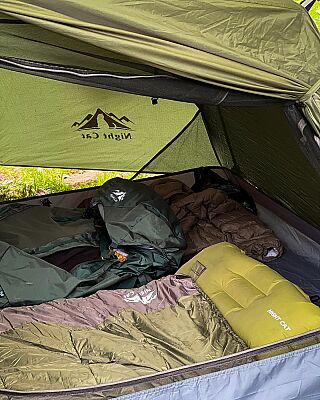 Night Cat 2 Kişilik 4 Mevsim Alüminyum Ultralight Çadır Haki - 7