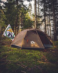 Night Cat 2 Kişilik 4 Mevsim Alüminyum Ultralight Çadır Haki - 16