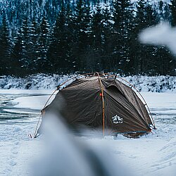 Night Cat 2 Kişilik 4 Mevsim Alüminyum Ultralight Çadır Haki - 17