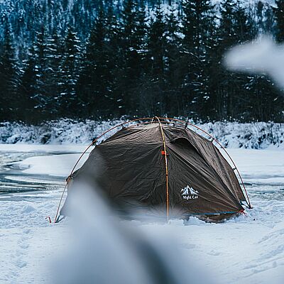 Night Cat 2 Kişilik 4 Mevsim Alüminyum Ultralight Çadır Haki - 17