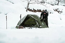 Night Cat 4 Mevsim Alümiyum Kampet ve Çadır Seti Yeşil - 10