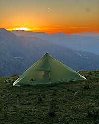 Night Cat Lanshan-1 1 Kişilik 4 Mevsim Ultralight Çadır Yeşil - 5