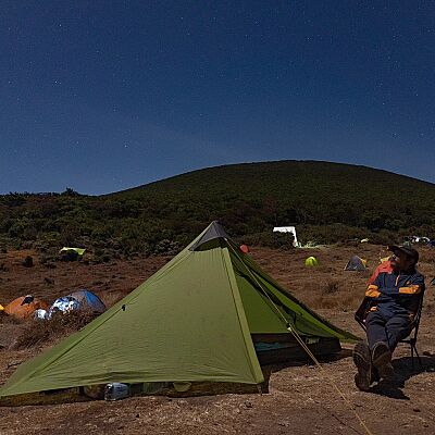 Night Cat Lanshan-1 1 Kişilik 4 Mevsim Ultralight Çadır Yeşil - 12
