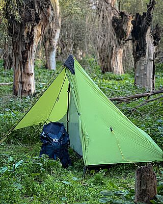 Night Cat Lanshan-1 1 Kişilik 4 Mevsim Ultralight Çadır Yeşil - 18