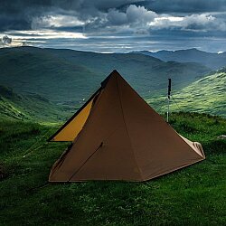 Night Cat Lanshan-1 2 Kişilik 4 Mevsim Ultralight Çadır Haki - 2