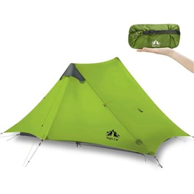 Night Cat Lanshan-2 2 Kişilik 4 Mevsim Ultralight Çadır - Yeşil - 1