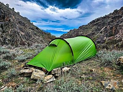 Night Cat Tek Kişilik 4 Mevsim Alüminyum Ultralight Çadır Yeşil - 10