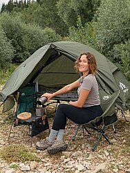 Night Cat YLY-02 Alüminyum Ultralight Kamp Sandalyesi Yeşil - 4