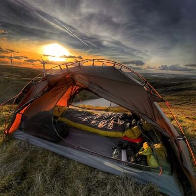 Night Cat ZP-34 2 Kişilik 4 Mevsim Alüminyum Ultralight Çadır - Haki - 30