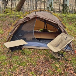 Night Cat ZP-34 2 Kişilik 4 Mevsim Alüminyum Ultralight Çadır - Yeşil - 29