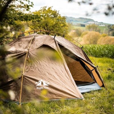 Night Cat ZP-34 2 Kişilik 4 Mevsim Alüminyum Ultralight Çadır - Yeşil - 35