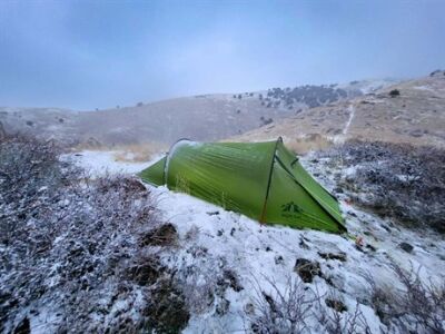 Night Cat ZP-U2 1 Kişilik 4 Mevsim Alüminyum Ultralight Çadır - Yeşil - 4