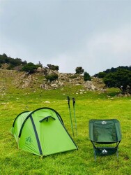 Night Cat ZP-U2 1 Kişilik 4 Mevsim Alüminyum Ultralight Çadır - Yeşil - 20