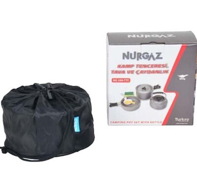 Nurgaz Campout Kamp Tencere Tava Ve Çaydanlık Seti - 4