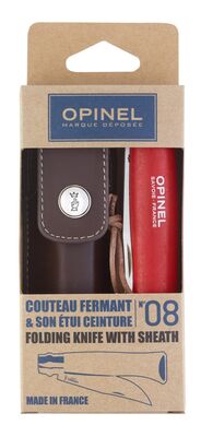 Opinel Inox Çakı No:8 Kırmızı Saplı (001890) - 1