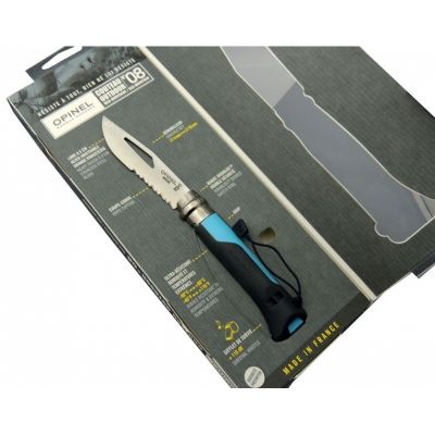 Opinel İnox Outdoor Caki Mavi No:8 - 2
