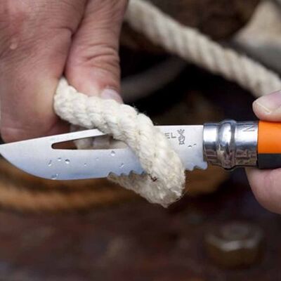 Opinel Outdoor Düdüklü Inox Çakı Turuncu No:8 - 8