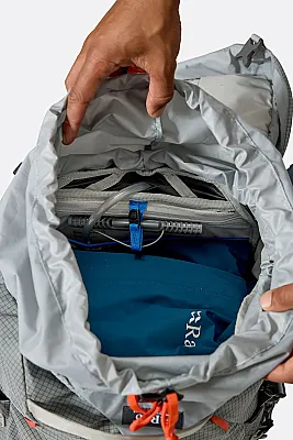 RAB Hyperion 65 Antrasit Dağcı Kampçı Sırt Çantası Medium - 14
