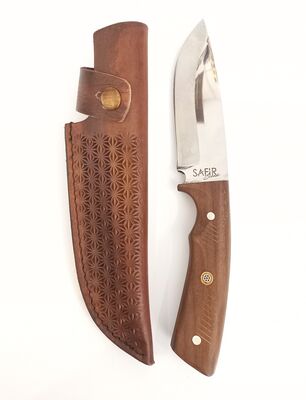 Safir S02 Buschcraft Kamp Bıçak Ceviz Sap 4034 - 4