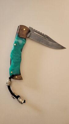 Sirius Knife N690 Yeşil Epoksi Çakı 17M - 1