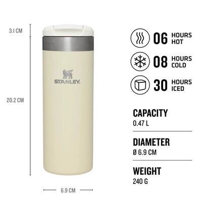 Stanley Aerolight Transit Mug Termos Cream Metallic 0,47Lt - 2