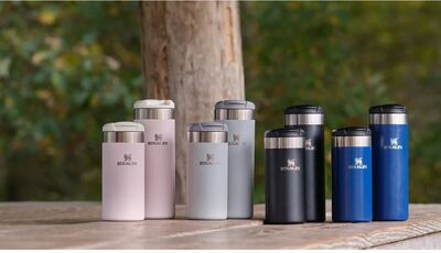 Stanley Aerolight Transit Mug Termos Rose Quartz Metallic 0,47Lt - 4