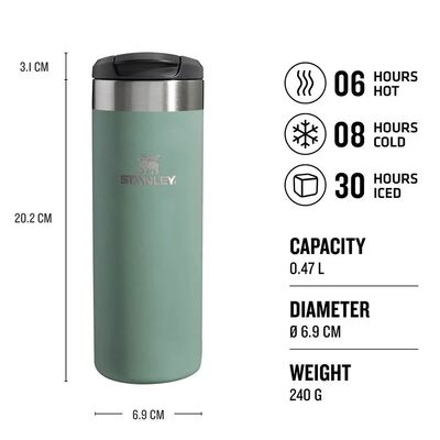 Stanley Aerolight Transit Mug Termos Shale Metallic 0,47Lt - 2