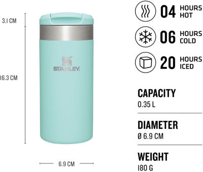Stanley Aerolight Transit Mug Termos Su Yeşili 0,35Lt - 2