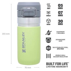 Stanley Go Quick Flip Çelik Su Termosu 0.47 lt Citron - 3