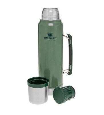 Stanley Klasik Vakumlu Paslanmaz Çelik Termos 1Lt Hammertone Green - 1