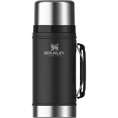 Stanley Klasik Vakumlu Çelik Yemek Termosu Food Jar 0.94 Lt Siyah - 1
