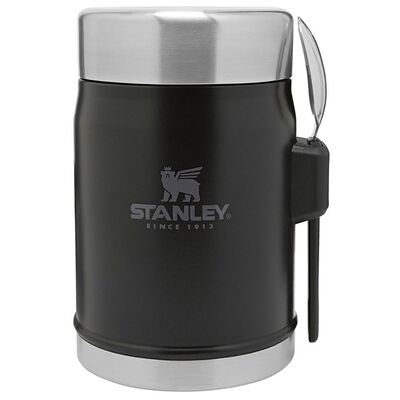 Stanley Paslanmaz Çelik Yemek Termosu Kaşıklı 0,40lt Siyah - 1