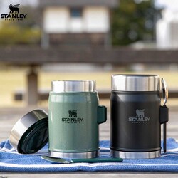 Stanley Paslanmaz Çelik Yemek Termosu Kaşıklı 0,40lt Siyah - 6