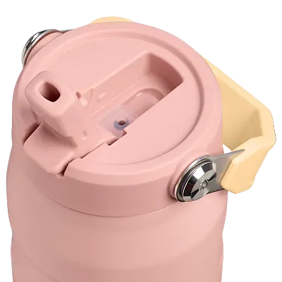 Stanley The IceFlow Flip Straw Pipetli Termos Bardak 0,70 LT Şeftali Pembe - 3