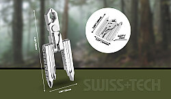 Swiss Tech 19-İn-1 Anahtarlık Çok Amaçlı Mikro Pense ST53100 - 6