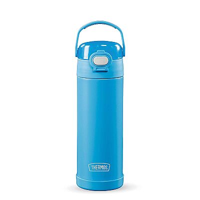 Thermos F422 Funtainer Çocuk Pipetli Termos 0,47L Mavi - 1