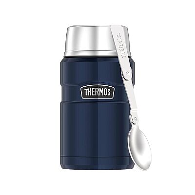 Thermos SK3021 Paslanmaz Çelik King Yemek Termosu 0,71L Lacivert - 1