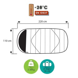 Trimm Divan -28C XL Uyku Tulumu - Yeşil - 3
