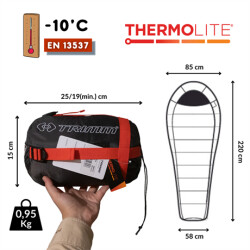 Trimm Impact -10'C Ultralight Uyku Tulumu - 195L, Yeşil - 2