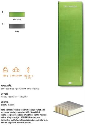 Trimm Lighter Şişme Mat - Gri - 2