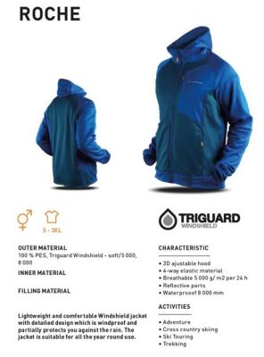 Trimm Roche Ceket - Erkek/Unisex, Yeşil/Mavi - 5
